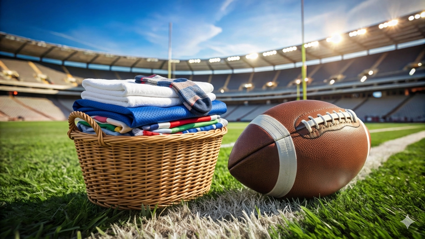 Football And Laundry